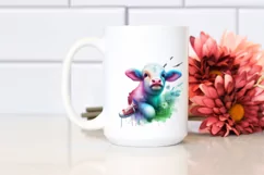 Baby Cow on Broadway Stage, Magical PNG Product Image 2