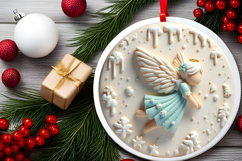 Round Christmass Ornament PNG Product Image 2