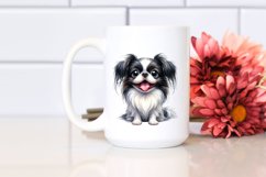 Crazy Looking Japanese Chin | Sublimation | Clipart Product Image 2