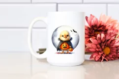 Cute Baby Chicken Halloween PNG Product Image 2