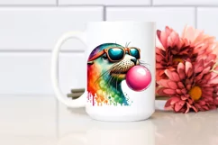 Seal Quirky Vibrant Sunglasses | Clipart Product Image 2