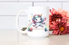 Baby Unicorn Gymnastics | Sublimation | Clipart Product Image 2