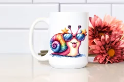 Funny Snail in Sunglasses | Sublimation | Clipart Product Image 2