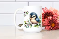 Baby Bird with Big Eyes PNG Product Image 2