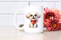 Enthusiastic Crazy Bichon Frise | Clipart Product Image 2