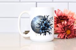 Glossy Lobelia Round Splash Product Image 2