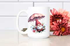 Cute Gnome Air Parachute | Clipart Product Image 2