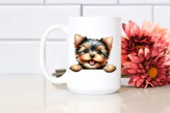 Crazy Baby Yorkshire Terrier | Summer Clipart Product Image 2