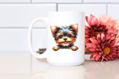 Enthusiastic Funny Yorkshire Terrier Watercolor Product Image 2