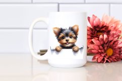Enthusiastic Funny Yorkshire Terrier Watercolor Product Image 2