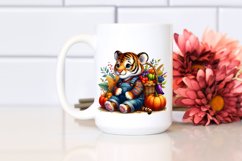 Colorful Baby Tiger | Sublimation | PNG Clipart Product Image 2