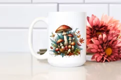 Magical Watercolor Mushroom PNG Product Image 2