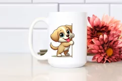 Colorful Labrador Retriever Cartoon | Sublimation | Clipart Product Image 2
