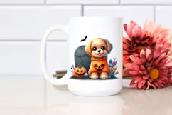 Cute Baby Dog Halloween Clipart Product Image 2