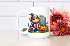 Cute Baby Dog Halloween Clipart Product Image 2
