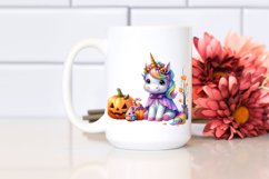 Cute Baby Unicorn Halloween Clipart Product Image 2