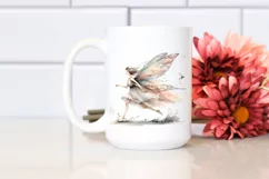 Washed Watercolor Whimsical Fairy PNG Product Image 2