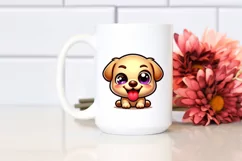 Cute Labrador Retriever Cartoon | Sublimation | Clipart Product Image 2
