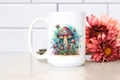 Magical Wooden Mushroom PNG Product Image 2