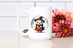 Cute Baby Seal Dressed for Halloween PNG Product Image 2