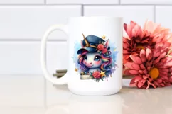 Colorful Director's Cap Unicorn PNG Product Image 2