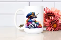 Colorful Director's Cap Unicorn PNG Product Image 2