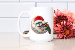 Dressed for Christmas Baby Peacock | Sublimation | Clipart Product Image 1