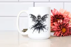 Detailed Gothic Fairy Sublimation Clipart Product Image 2
