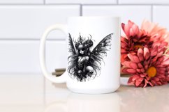 Detailed Gothic Fairy Sublimation Clipart Product Image 2