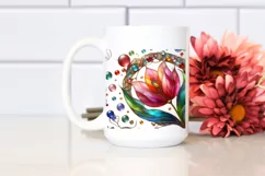 Watercolor Luxury Flower Splash Clipart Product Image 2