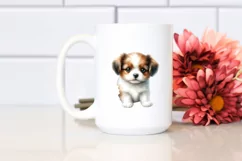 Baby Dog with Big Eyes PNG Product Image 2