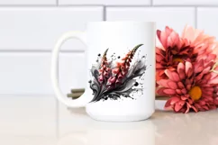 Metallic Marble Watercolor Sublimation Clipart Product Image 2
