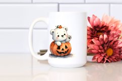 Cute Baby Polar Bear Popping Out, High-Res PNG Product Image 2