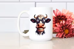 Cow Funny es Cow Portrait | Clipart Product Image 2