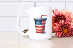 Watercolor Vintage Plastic Cup with Flowers | Sublimation Product Image 2