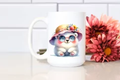 Colorful Cute Baby Polar Bear | Sublimation | Clipart Product Image 2