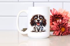 Crazy Looking English Springer Spaniel Watercolor | Product Image 2