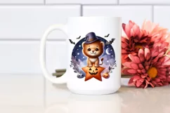 Cute Baby Lion on Star PNG Product Image 2