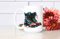 Boots USA Colors | Sublimation Clipart Product Image 2