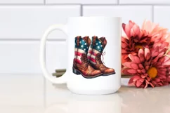 Boots USA Colors | Sublimation Clipart Product Image 2