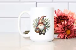Detailed Gnome Snowdrop Flower | Sublimation | Clipart Product Image 2