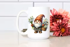 Detailed Gnome Snowdrop Flower | Sublimation | Clipart Product Image 2