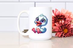 Crazy Small Baby Swan Clipart Product Image 2
