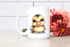 Cute Baby Duck with Big Eyes, High-Res PNG Product Image 2
