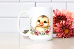 Cute Baby Duck with Big Eyes, High-Res PNG Product Image 2