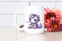 Unicorn , Clipart |T-shirt, Mug, Tumbler Product Image 2
