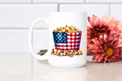 Popcorn USA Colors | Sublimation Clipart Product Image 2