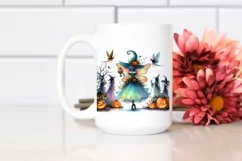 Adorable Fairy for Halloween | Sublimation | Clipart Product Image 2