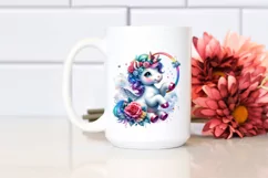 Colorful Baby Unicorn with Hoop Product Image 2