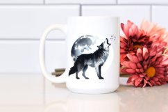 Halloween Wolf Howl | Clipart Product Image 2